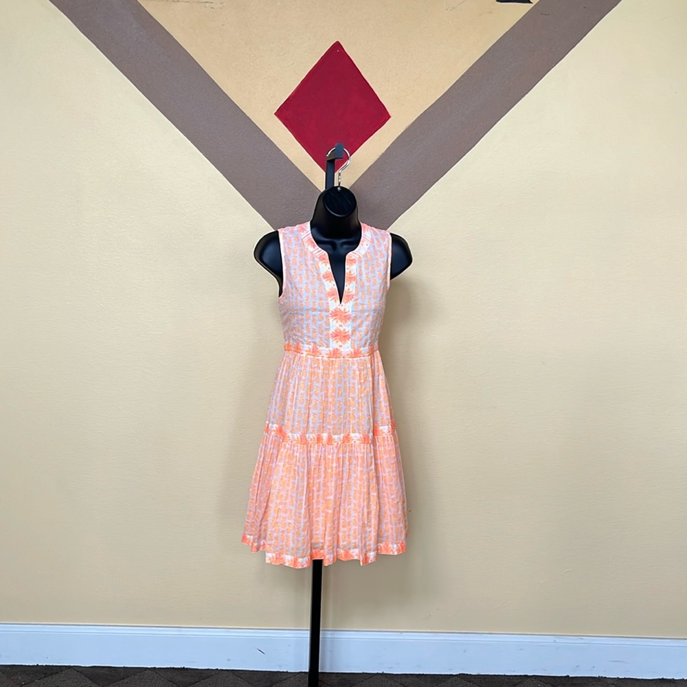 Vineyard Vines Tiered Cotton Dress. Preloved